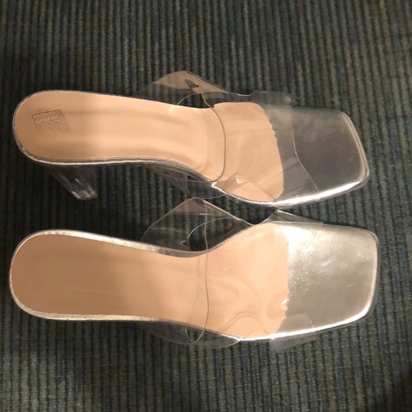 Brand New Clear Plastic Heels - Picture 3 of 7